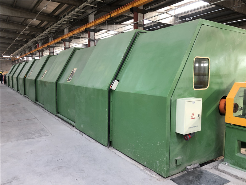 Prestressed Concrete PC Bow Skip Stranding Line